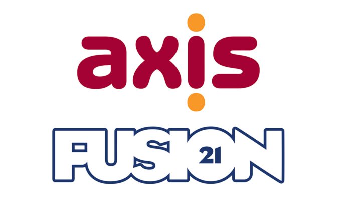Axis and fusion 21 logos