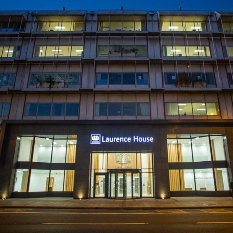 Reception Refurbishment Project for Lewisham Council Head Office