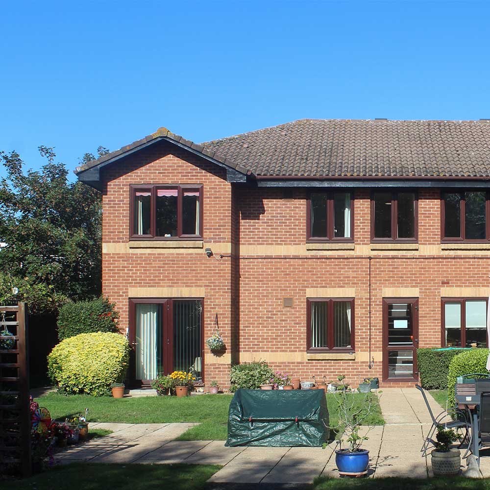 Residential property after exterior refurbishment