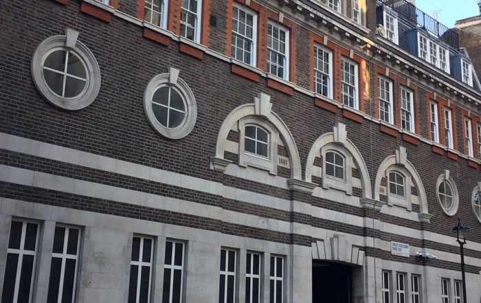 Scotland yard heritage project front façade after roof renewal