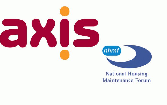 NHMF logo and Axis logo