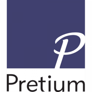 Purple block with a p outline in white on the bottom right corner. Black text below.