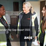 Front cover of Axis' Gender Pay Gap Report 2023-2024