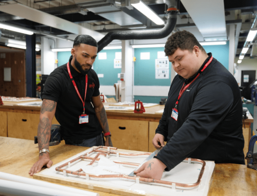 Axis Employees Volunteer as Judges at Barking & Dagenham College Construction Competition