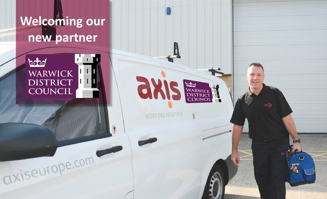 Axis subcontract stood by van announcing new repairs and voids contract with Warwick district council